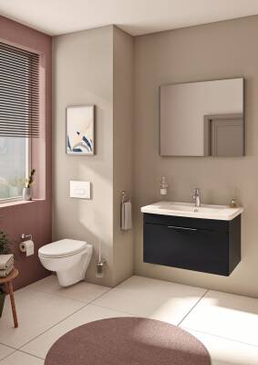 VitrA Universal Klozet Kapağı 84-003-009 Duroplast - Üstten Sıkmalı - Yavaş Kapanır - Metal Menteşeli - Beyaz - 2