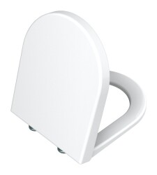 VitrA S50 Klozet Kapağı 72-003-301 Duroplast - Üstten Sıkmalı - Metal Menteşeli - Beyaz