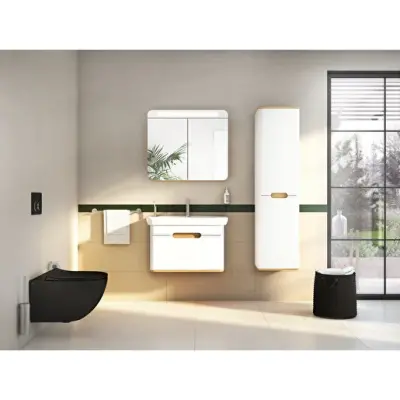 VitrA Sento Rim-Ex Asma Klozet ve Slim Soft Kapak Takımı - Siyah - 4