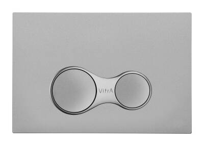 VitrA Sirius Kumanda Paneli 740-0486 Parmak İzi Bırakmayan - Ekstra hijyenik kaplama - Mat Krom - 1