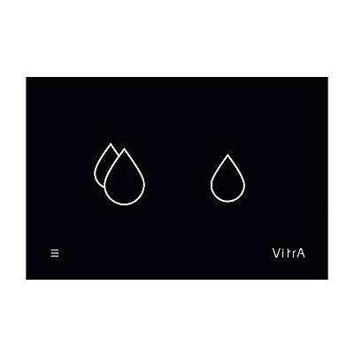 VitrA V-Care 768-1502 Smart Kumanda Paneli, Siyah Cam - 1