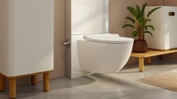 VitrA Vitrus Duvar Önü Cam Rezervuar 770-5770-01 Stop Valfli - 3/6 L - Beyaz - 3