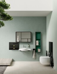 VitrA Voyage Etajerli lavabo 7224B403-0041 70x52 cm - tek armatür delikli - su taşma deliksiz - Clean - beyaz - 2