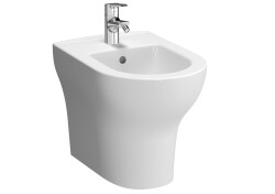 VitrA Zentrum Yerden bide 5796L003-0288 Duvara tam dayalı - 52 cm - tek armatür delikli - su taşma delikli - yanlardan deliksiz - beyaz
